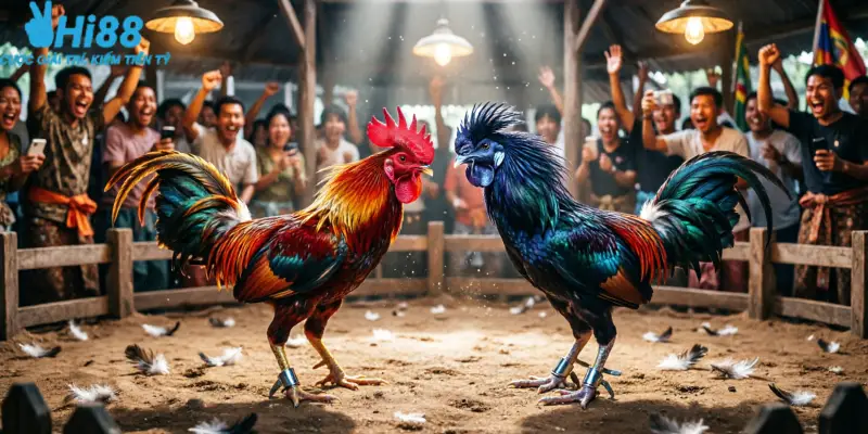 chất lượng video đá gà hi88 sắc nét như được ở tại trường gà thommo