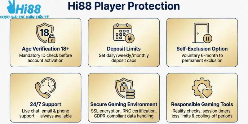 Hi88 thường xuyên giám sát giao dịch và hoạt động của người chơi